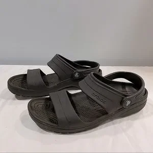 CROCS | Shoes | Crocs Unisex Classic Sandals Brown M9 W1  display picture 3